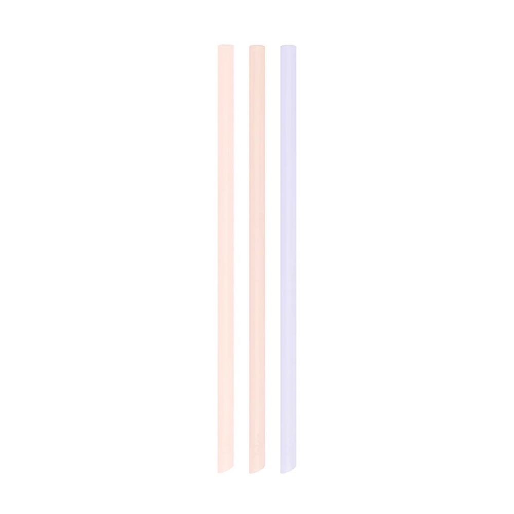 BKR COTTON CANDY LITTLE CUP STRAWS 355mL (12oz) SET OF THREE